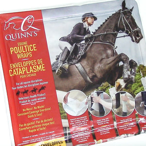 Quinn's Equine Poultice Wraps, Case of 10 Packs (2 per pack)